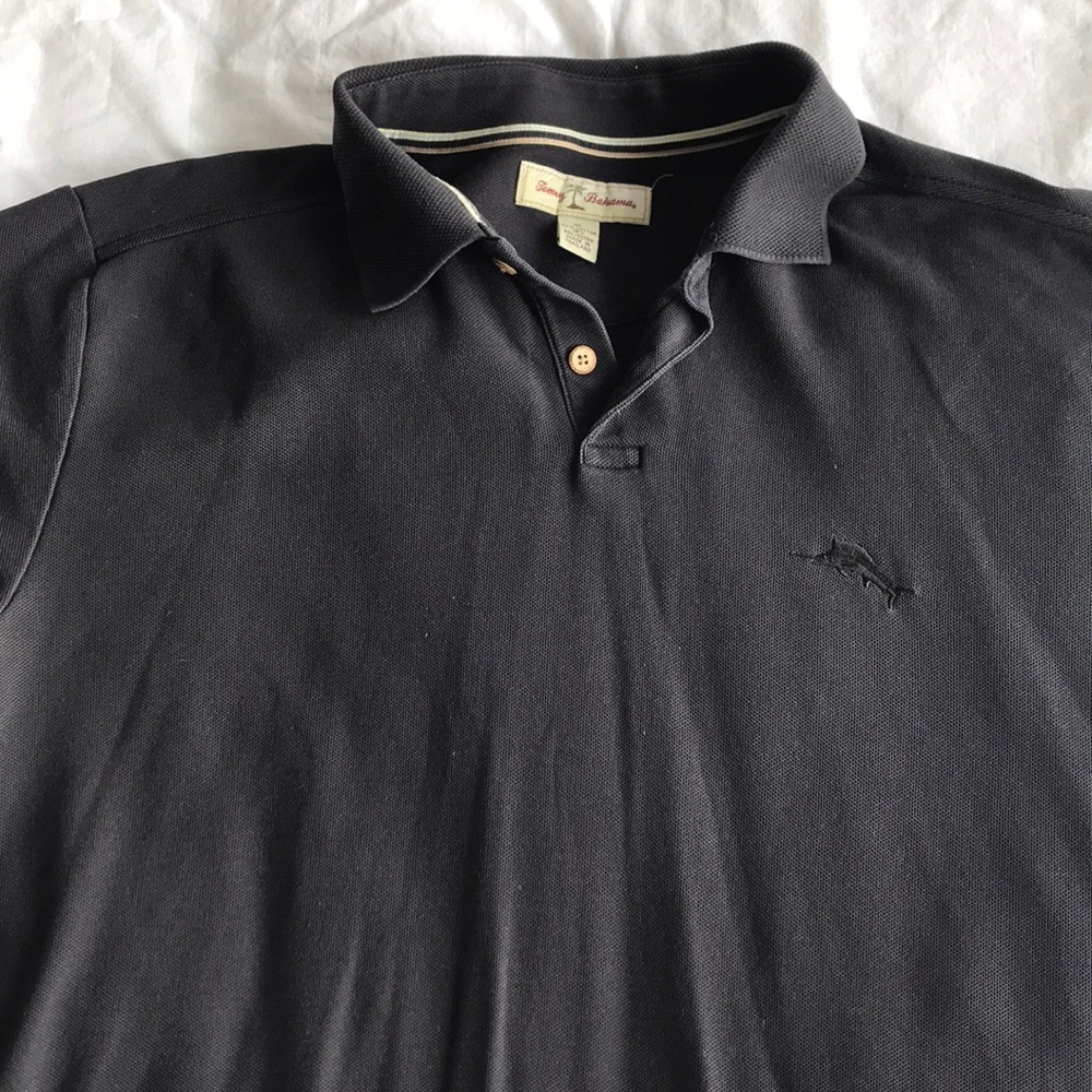 Tommy Bahama XL Black Polo